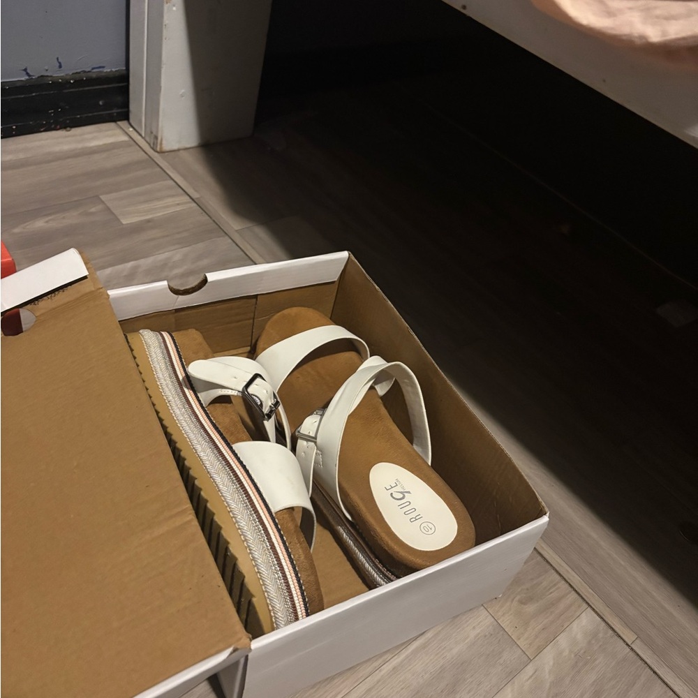 White Sandals